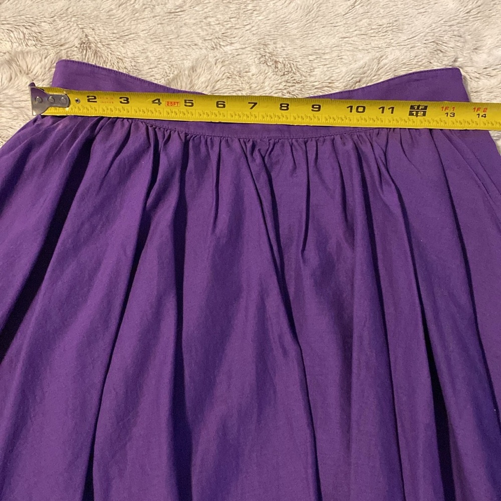 J. Crew Purple Midi Skirt - Picture 3 of 9